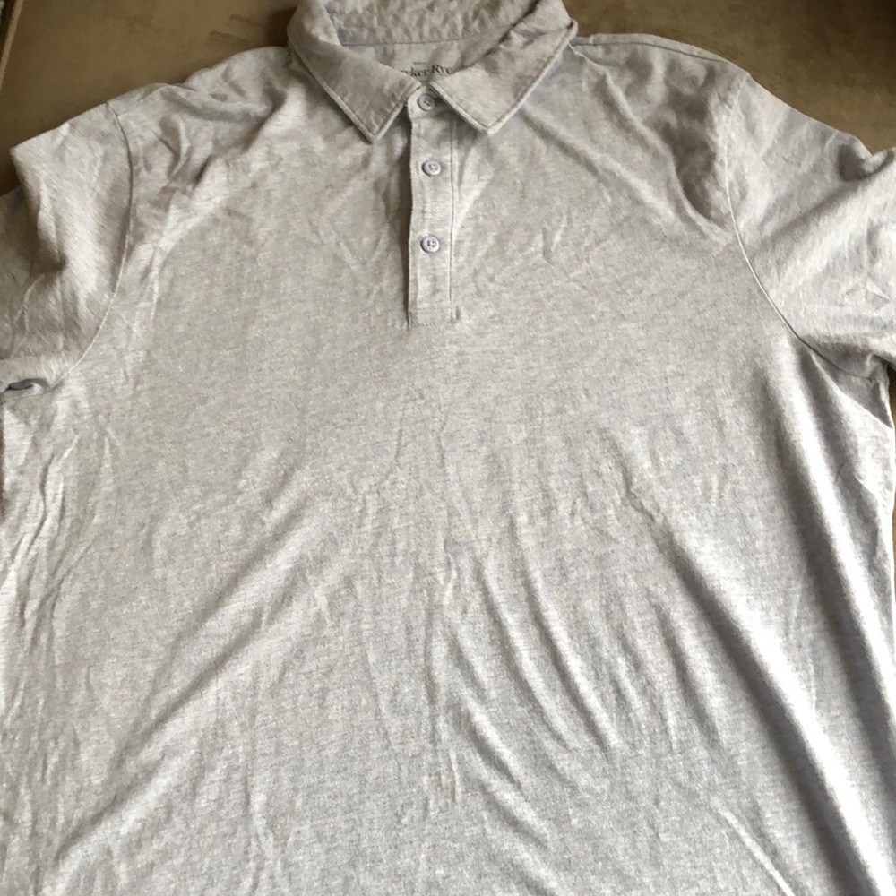 HAWKER RYE SIZE L light blue cotton polo
